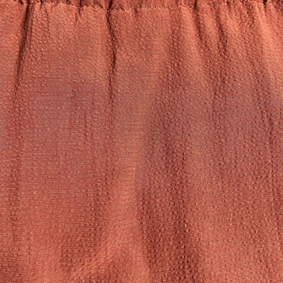 GUC Eileen Fisher- Cropped Wide-Leg Tencel Blend Jumpsuit in Color Ruset. Size M - Picture 11 of 11